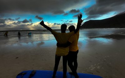 Trainee-i-Framsikt 2 personer på en strand