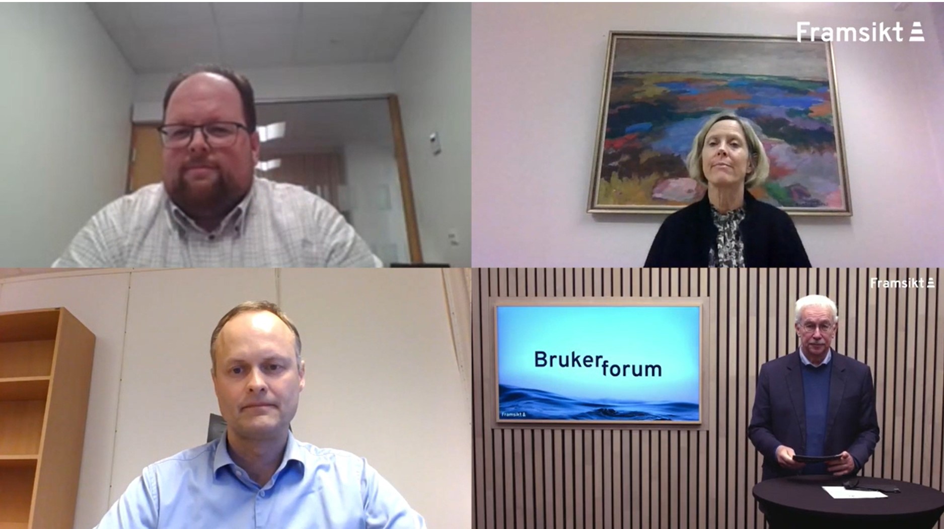 Digital prisutdeling under Framsikts Brukerforum 2021